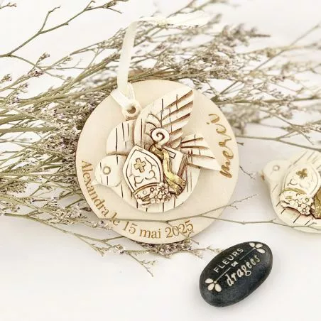 Cadeau invité communion Magnet - Colombe Cadeau invité communion Magnet - Colombe