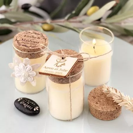 Eprouvette bougie parfumée Personnalisée Eprouvette bougie parfumée Personnalisée
