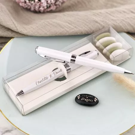 Cadeaux témoin mariage - Pack Stylo personnalisé Cadeaux témoin mariage - Pack Stylo personnalisé