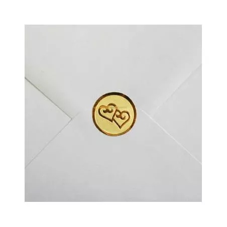 Stickers or rond coeurs x 25 Stickers or rond coeurs x 25
